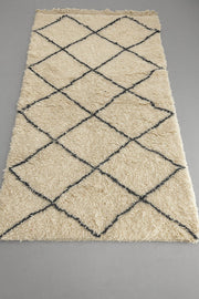 Berber vloerkleed ruit
