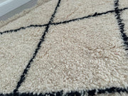 Berber vloerkleed ruit