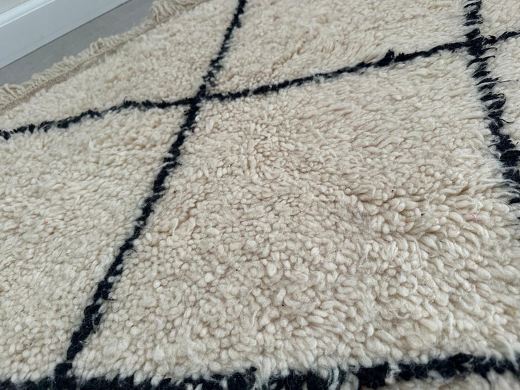 Berber vloerkleed ruit